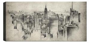 CANVASTAVLA YTY Buildings & Cityscapes Flerfärgad 120x50 cm -