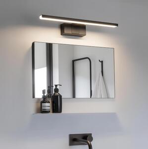 Aigostar - Badrumsspegel med LED-belysning LED/8W/230V 4000K 40 cm IP44 svart