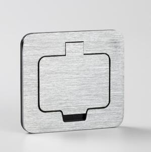 Brilagi - Utomhus inbyggd golv uttag IP55 matt krom rektangulär