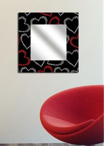 ELISTA Dekorspegel 50x50 cm Love Plexiglas/Flerfärgad -