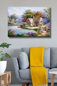 DEKORATIV CANVASTAVLA 70x100 cm Flerfärgad -