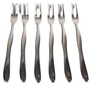 Byon - Fork Set Waverly 6pcs/set - Bestick - Silver - W1 x L13 x H0.5 cm