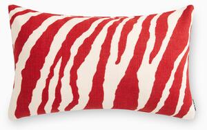 Kuddfodral Zebra 30x50 röd