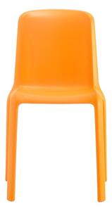 Stol Snow 300, sh.45,5 cm, stapelbar, orange