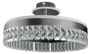 Dimbar LED ytmonterad ljuskrona LED/75W/230V 3000-6500K krom + fjärrkontroll