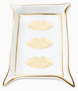 Fat Lips vit & guld