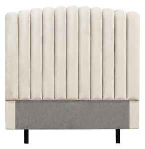 PRIMO HIGH 140 Sänggavel Sammet Beige