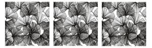 Servetter Ginko 33x33 cm Svart 3 st 20-pack