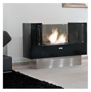 InFire - BIO fireplace 110x75 cm bifacial