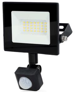 Nedis LLFLP15BLK - LED strålkastare med sensor LED/20W/230V 4000K IP44