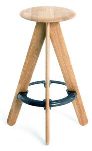 Tom Dixon - Slab Bar Stool - Barstol - Natural - L53 x W53 x H76 x SH75 cm