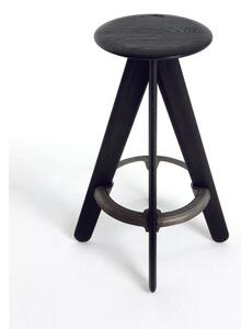 Tom Dixon - Slab Bar Stool - Barstol - Black - L53 x W53 x H76 x SH75 cm