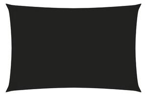 Solsegel oxfordtyg rektangulärt 2,5x4,5 m svart - Svart