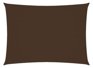 Solsegel oxfordtyg rektangulärt 2,5x3,5 m brun - Brun