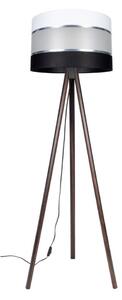 Golvlampa CORAL 1xE27/60W/230V wenge/svart/vit/krom