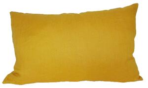Orange kuddfodral 40x60 i tvättat sanforiserat linne