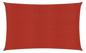 Solsegel 160 g/m² röd 3x6 m HDPE - Röd