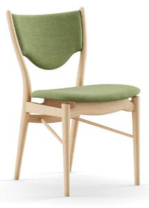 House of Finn Juhl - 46 Chair, Clear oiled oak, Cat. 1 Remix 933 - Matstolar - Finn Juhl - Grön,Träfärgad - Trä/Textilmaterial