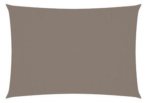 Solsegel oxfordtyg rektangulärt 3x5 m taupe - Brun