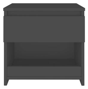 Nattduksbord svart 40x30x39 cm spånskiva - Svart