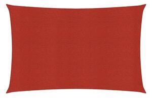 Solsegel 160 g/m² röd 5x7 m HDPE - Röd