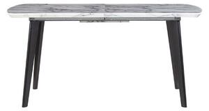 Matbord hopfällbart 160/200 x 90 cm MOSBY - Vit