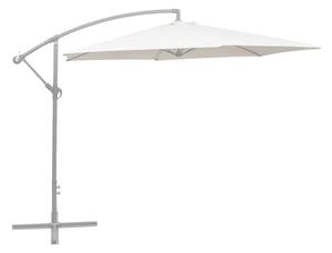 Reservtyg för frihängande parasoll sandfärgat vit 300 cm -