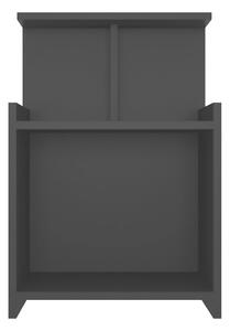 Sängbord svart 40x35x60 cm spånskiva - Svart