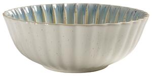 VEGA Skål Flora; 180 cl, 23.2x8.6 cm (ØxH); Blå/Beige; Rund; 2 Styck / Förpackning
