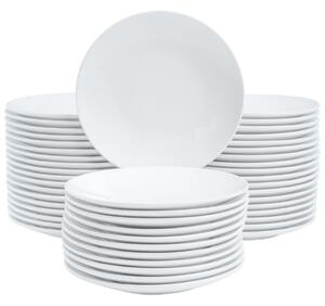 PULSIVA Storpack tallrikar Coupe; 21 cm (Ø); Vit; Rund; 48 Styck / Förpackning