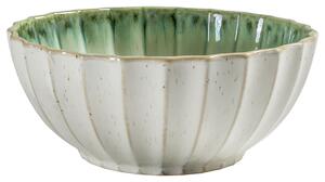 VEGA Skål Flora; 110 cl, 18.8x7.9 cm (ØxH); Grön/Beige; Rund; 2 Styck / Förpackning