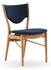 House of Finn Juhl - 46 Chair, Dark oiled oak, Cat. 2 Hallingdal 65 - 764 - Matstolar - Finn Juhl - Träfärgad,Blå - Trä/Textilmaterial