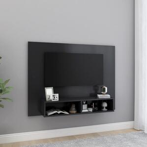 Väggmonterat tv-skåp grå 120x23,5x90 cm spånskiva - Grå