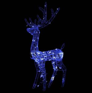 Juldekoration ren akryl 140 LED 128 cm blå - Blå