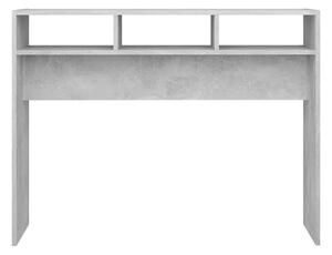 Sidobord betonggrå 105x30x80 cm spånskiva - Grå