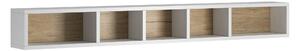 MOKKIRA Highboard 19x169 cm Vit/Natur -