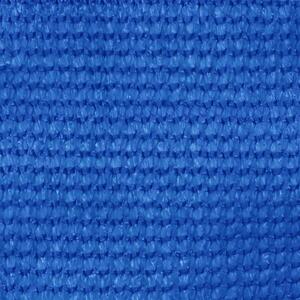 Balkongskärm blå 75x400 cm HDPE