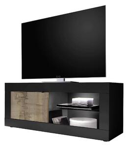DINAMI Tv-bänk 43x140 cm Natur/Svart - LC SPA