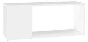 TV-bänk vit 80x24x32 cm spånskiva - Vit