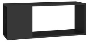 TV-bänk svart 80x24x32 cm spånskiva - Svart