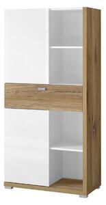 DALINDA Highboard 72x148 cm Vit/Natur -