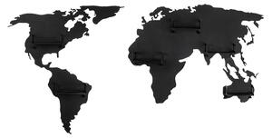 WORLD MAP Klädkrok Svart -