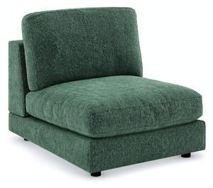 Arken 1-sits Mittmodul i Sammet 90 cm bred - Mörkgrön