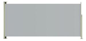 Infällbar sidomarkis 140x300 cm grå - Grå