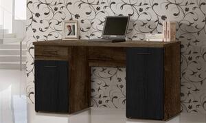 TELIA Garderob 55x101 cm Brun/Svart -