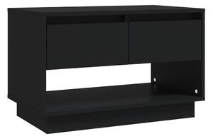 TV-bänk svart 70x41x44 cm spånskiva - Svart