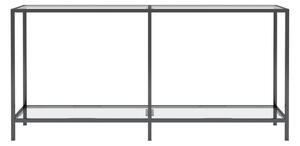 Konsolbord transparent 160x35x75 cm härdat glas - Transparent