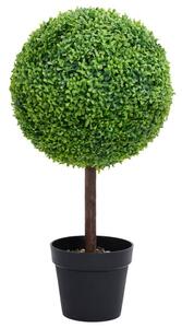 Konstväxt buxbom bollformad med kruka 71 cm grön - Grön