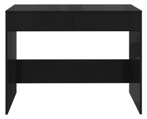 Skrivbord svart 101x50x76,5 cm spånskiva - Svart
