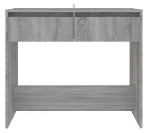 Konsolbord grå sonoma-ek 89x41x76,5 cm stål - Grå
